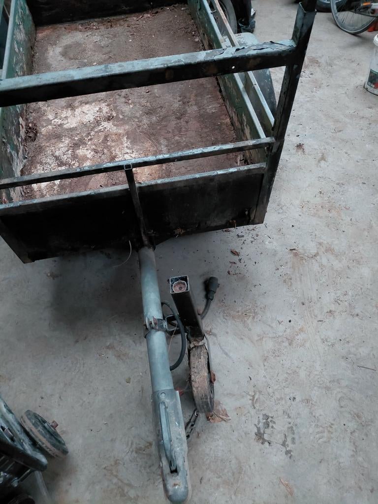 Aanhangwagen 1,55x90 cm, Ophalen, Gebruikt