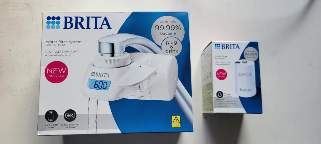 Brita filtre à eau robinet + 2è filtre rechange, Enlèvement, Neuf