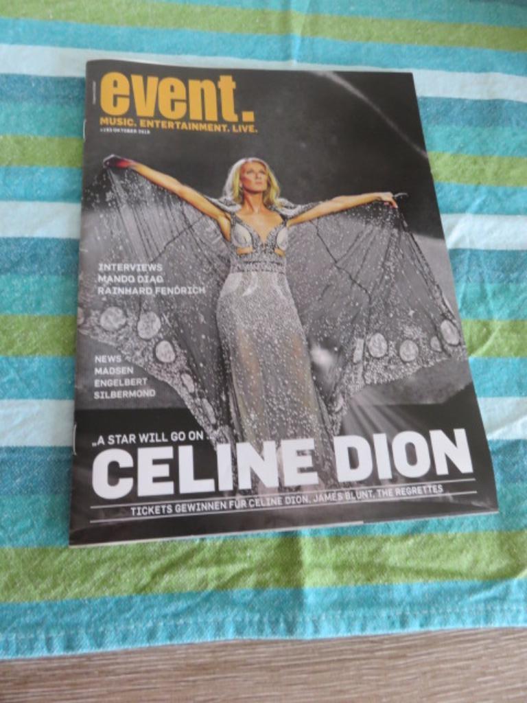 Duits Magazine : Event: Celine Dion Cover -- Music, Boeken, Ophalen of Verzenden, Zo goed als nieuw, Sport en Vrije tijd