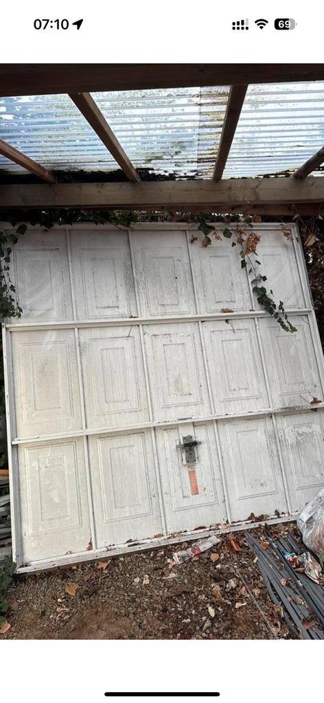 Garagepoort, Ophalen, Gebruikt
