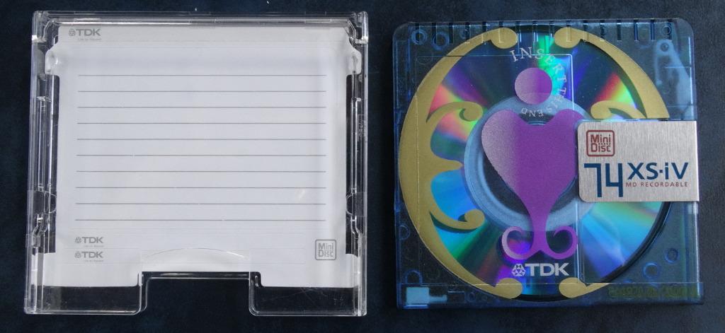 Minidisc TDK XS-iV 74 - Design Line PINCUORE - état neuf !, Envoi, Lecteur MiniDisc