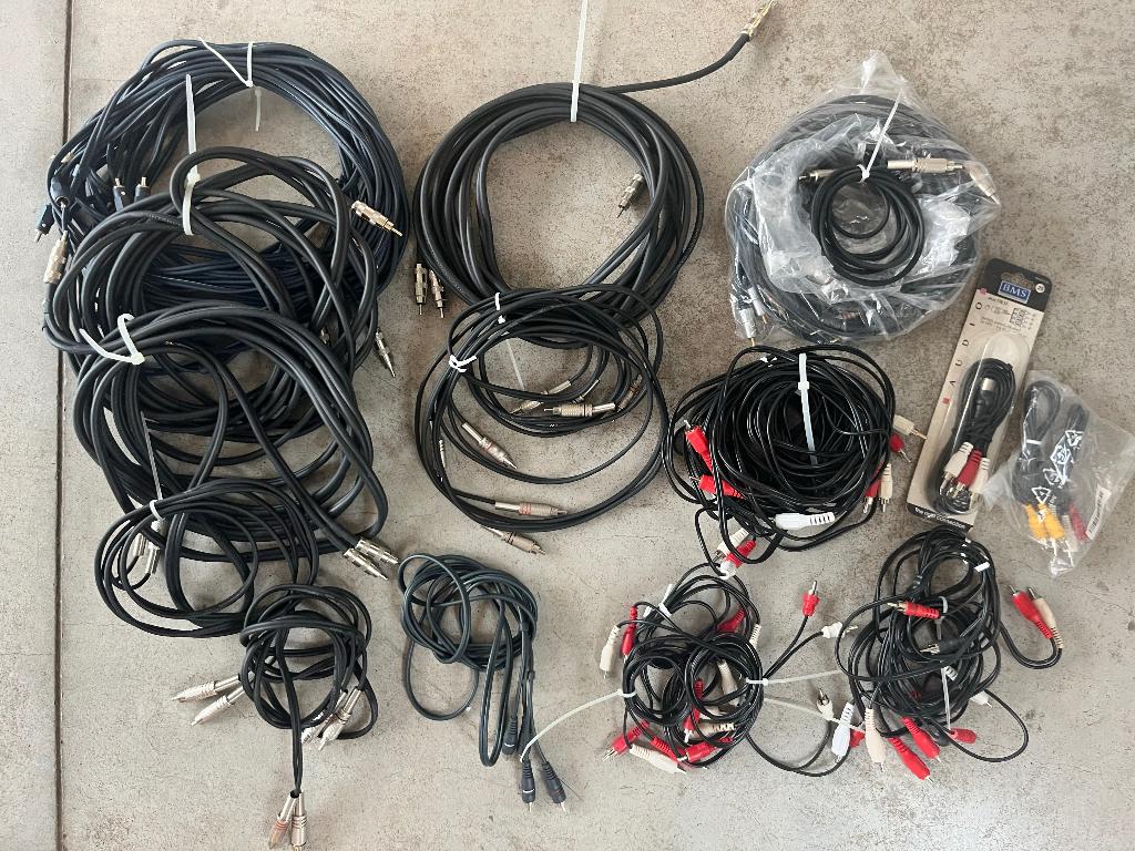 Lot RCA kabels, Enlèvement ou Envoi, Utilisé, Instrument