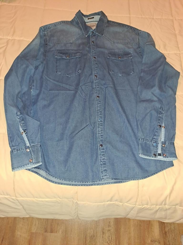 Chemise en jean pour homme, taille XL, Enlèvement