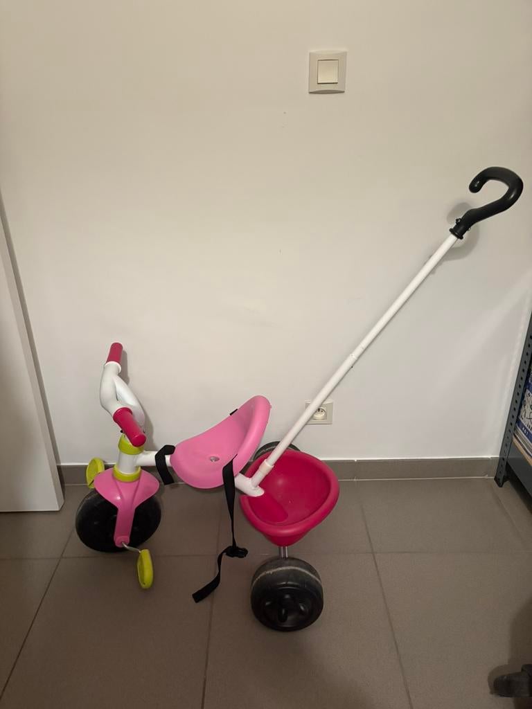 Smoby be Fun driewieler roze, Ophalen of Verzenden, Zo goed als nieuw