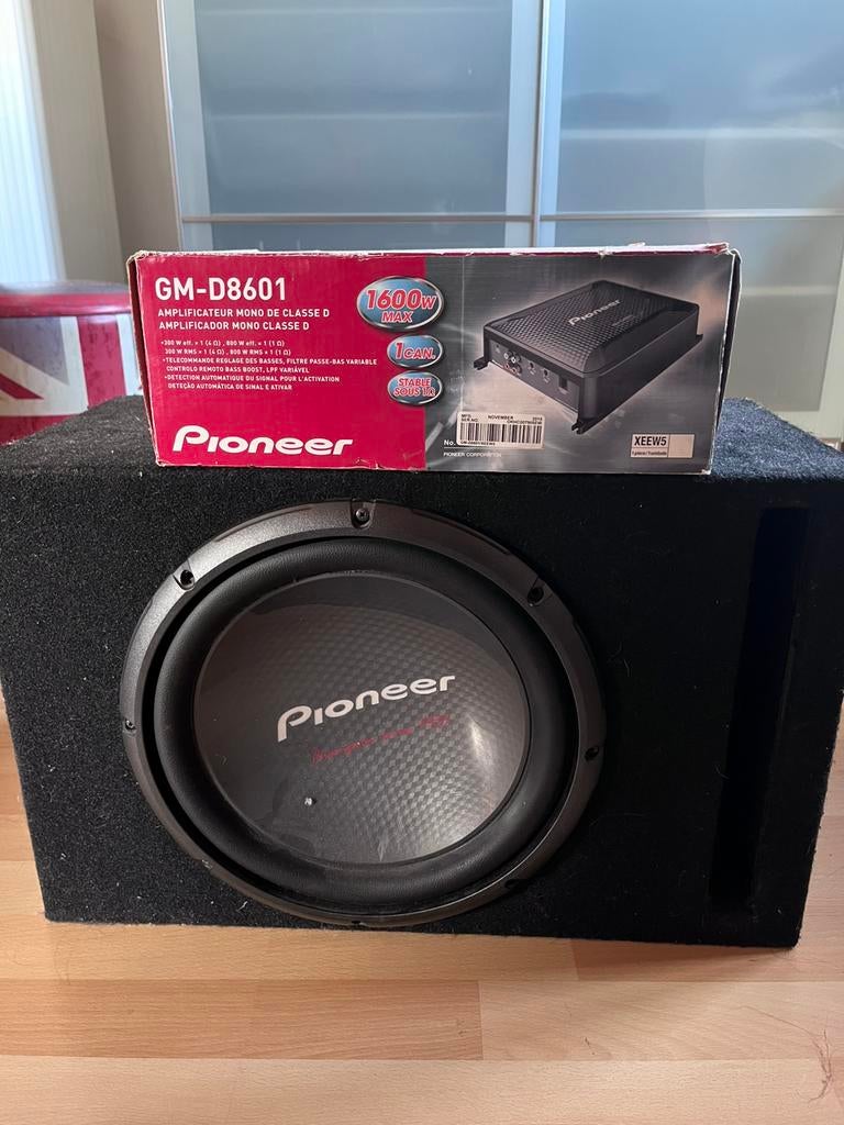 Pioneer GM-D8601 - pioneer TS-W3003D4, Enlèvement, Utilisé