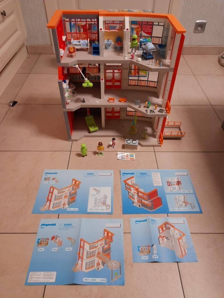 6657+6446+6445+6446 Compleet ingericht kinderziekenhuis, Ophalen of Verzenden, Zo goed als nieuw, Complete set