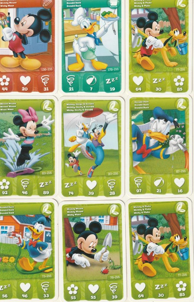 lot de 129 cartes Disney Mickey Mouse,, voir photos,, Collections, Envoi, Mickey Mouse, Comme neuf, Papier, Carte ou Papeterie