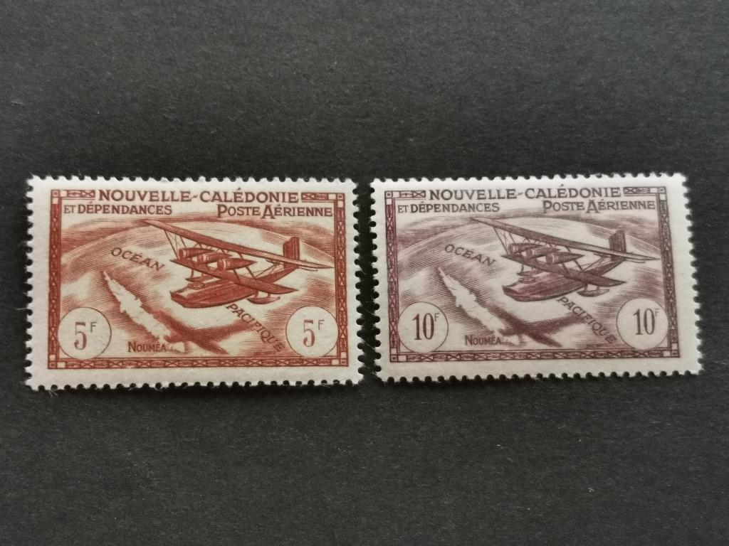Nouvelle-Calédonie 1943 - aviation, hydravion, carte **, Enlèvement ou Envoi, Non oblitéré