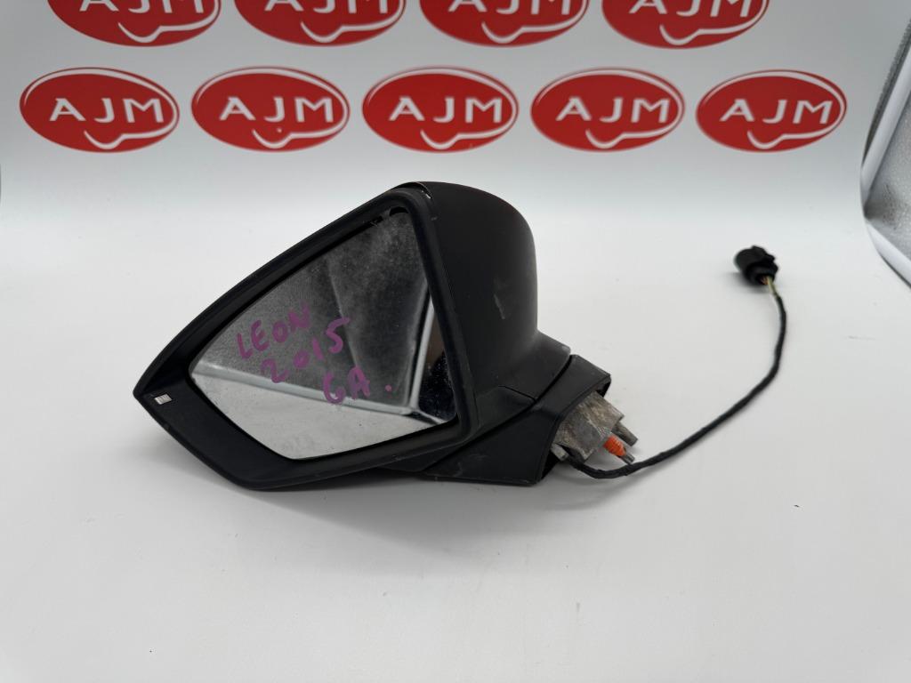 Rétroviseur gauche électrique Seat Leon, Enlèvement, Utilisé, Seat