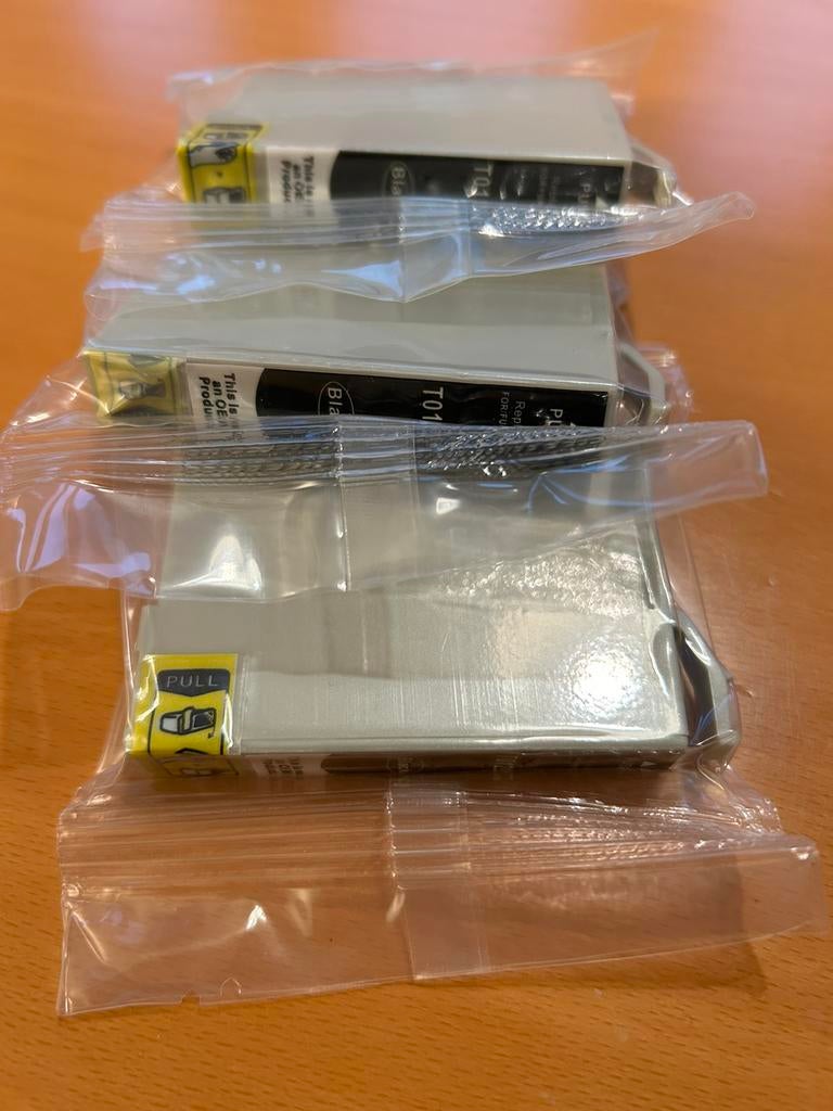 3 cartouches adaptables Epson noires T1291, Neuf, Cartridge, Adaptable Epson