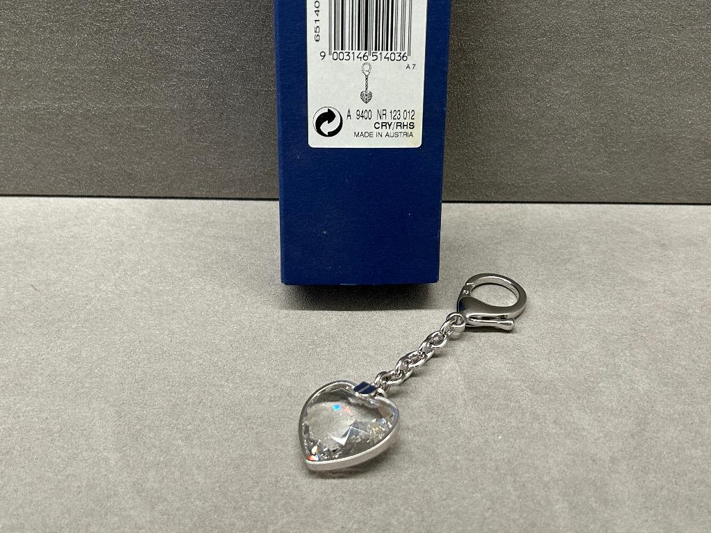 Swarovski Sleutelhanger hart, Ophalen of Verzenden, Nieuw, Figuurtje
