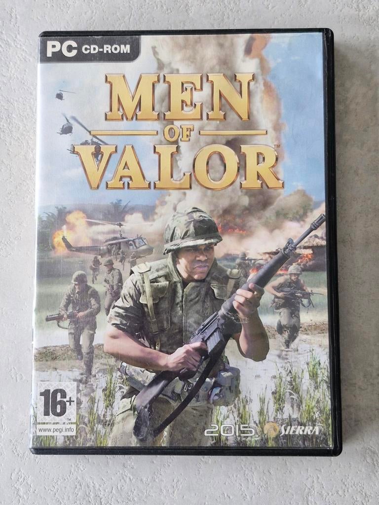 PC CD-ROM spellen  Men Of Valor en Gevangenistycoon, Ophalen, Gebruikt, Strategie en Constructie