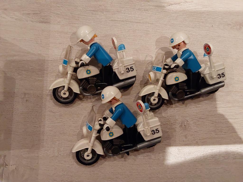 Playmobil vintage politie op motor, Enlèvement ou Envoi, Comme neuf