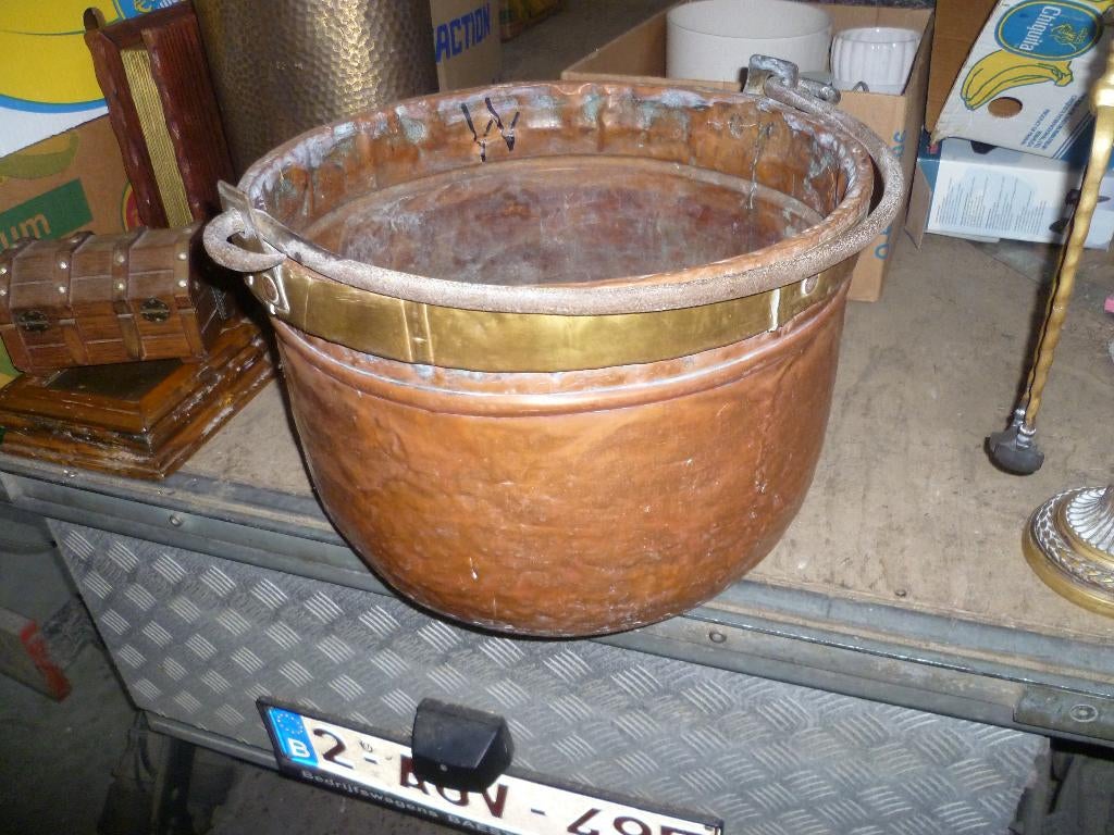 ANTIEKE KOPEREN KETEL, Antiek en Kunst, Ophalen