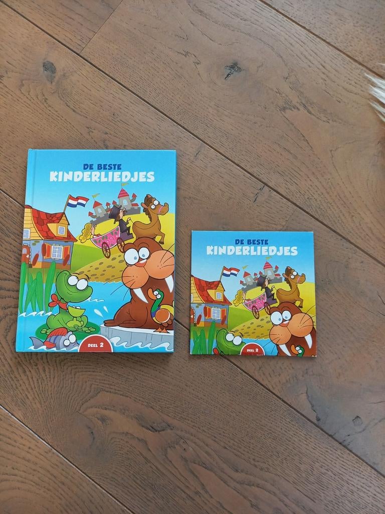 De beste kinderliedjes met CD, Ophalen of Verzenden, Zo goed als nieuw