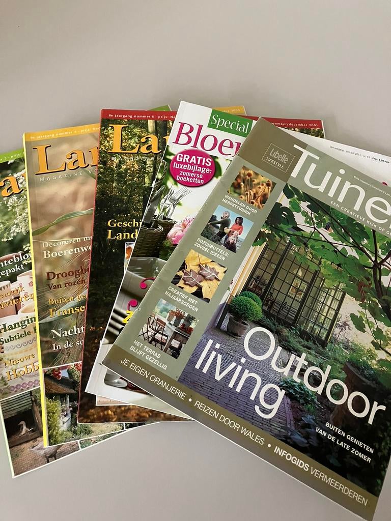Lot 5 NATUURmagazines., Enlèvement