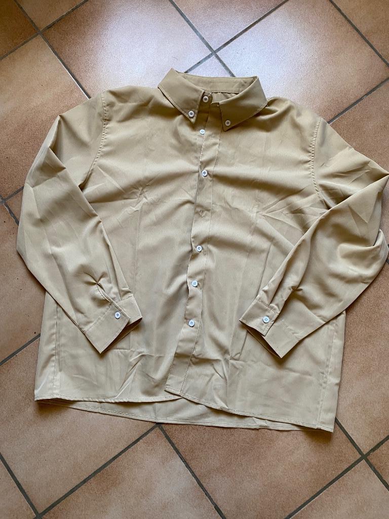 Beige shirt en grijs shirt maat XXL New uit China site, Verzenden, Beige, Nieuw, Chinoise