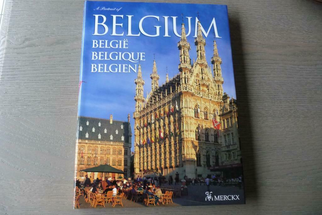 Geschiedenisboek - A portrait of Belgium uitgeverij Merckx, Enlèvement ou Envoi, Neuf