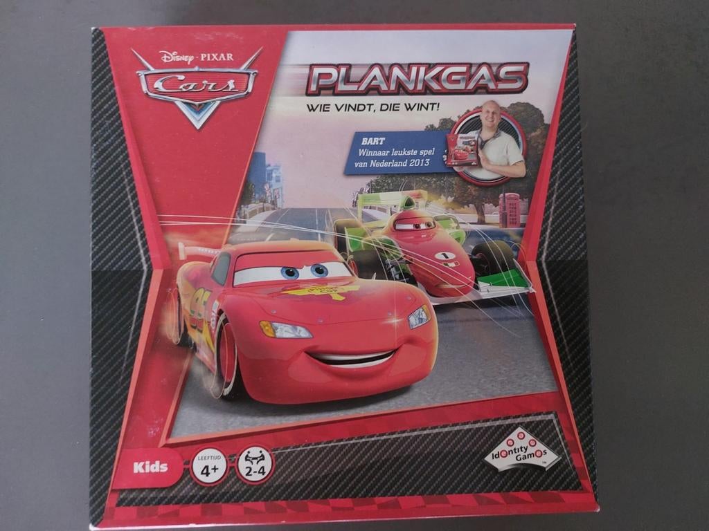 Disney Cars - bordspel Plankgas, Hobby en Vrije tijd, Gezelschapsspellen | Overige, Ophalen of Verzenden, Zo goed als nieuw