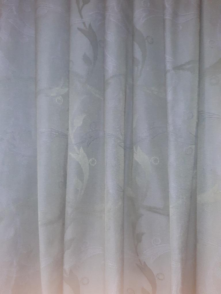 gordijn, Ophalen, Gebruikt, Blauw, 100 tot 150 cm
