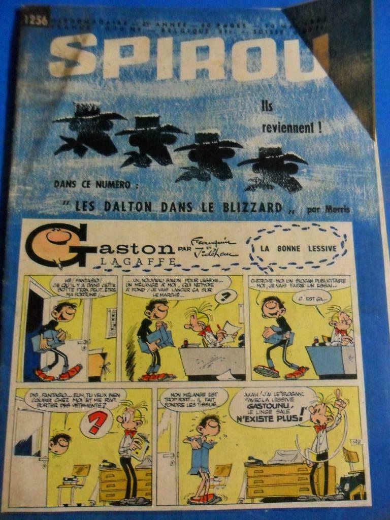 Spirou Hebdomadaire - Les Daltons dans le blizzard - 1962, Une BD, Enlèvement ou Envoi, Utilisé