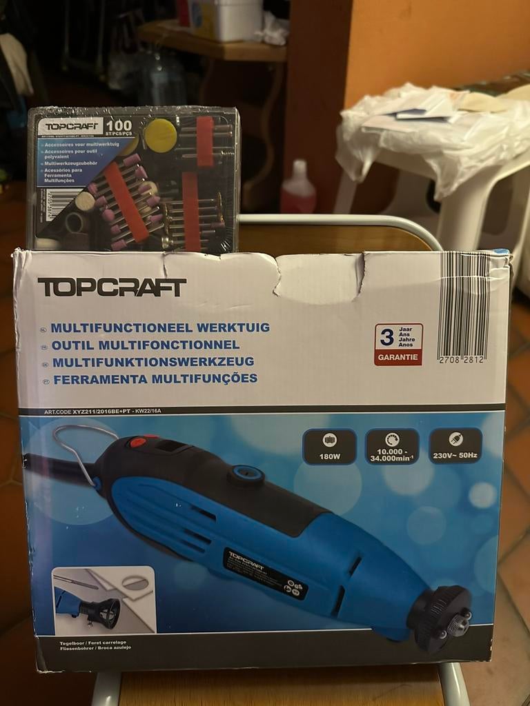 Outil multifonction + boîte d’accessoires de rechange 100pcs, Enlèvement, Neuf