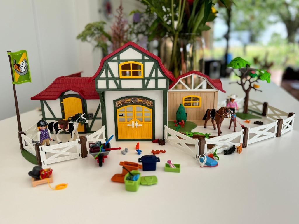 Playmobil 6926 - paardenranch, Ophalen of Verzenden, Zo goed als nieuw, Los Playmobil