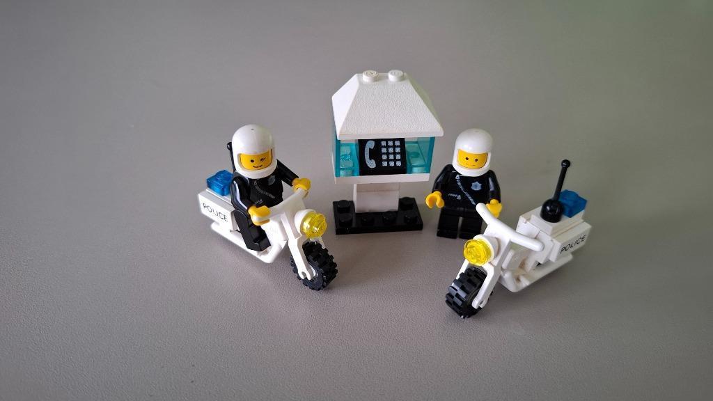 Lego politie motors, Ophalen, Gebruikt, Complete set, Lego