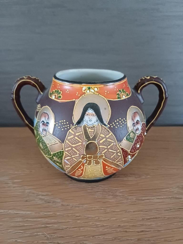 Suikerpotje  Satsuma in Japans porselein, Antiek en Kunst, Antiek | Keramiek en Aardewerk, Ophalen of Verzenden