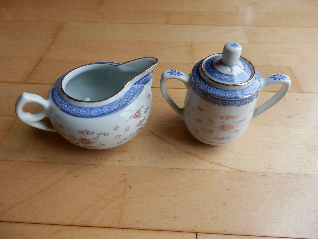 chinees setje melk / Suiker potje, Antiek en Kunst, Ophalen of Verzenden