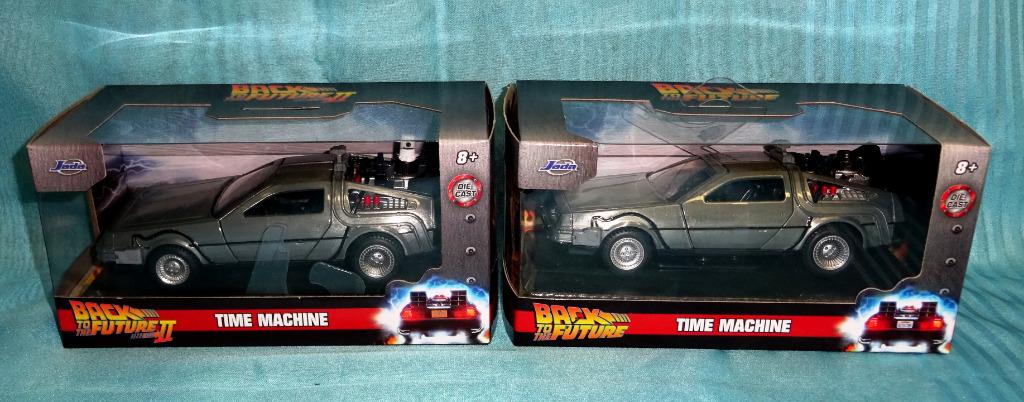 Back To The Future I + II Jada toys Die CAST, Verzenden, Nieuw, Auto, Overige merken
