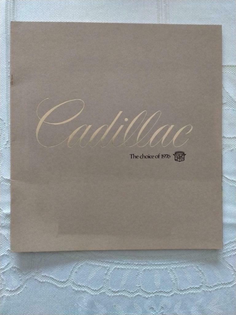Vintage 80's reclameboek auto : Cadilac. The choise of 1976, Ophalen of Verzenden