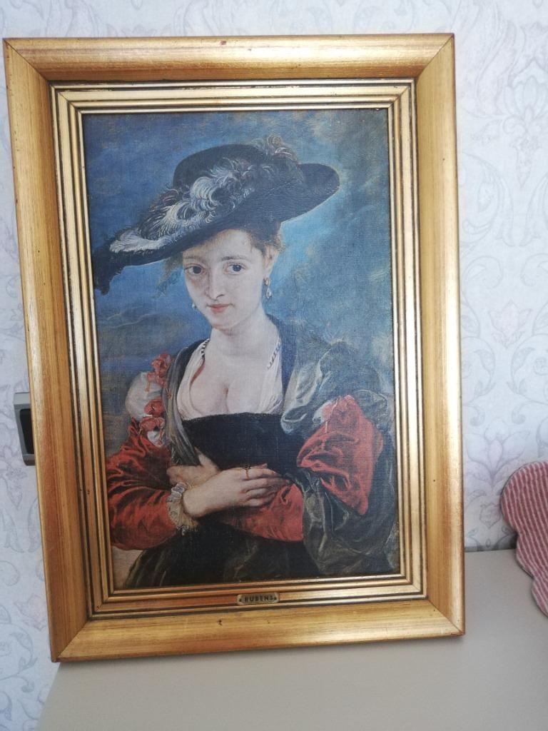 Schilderij portret van Susanna Lunden, Enlèvement