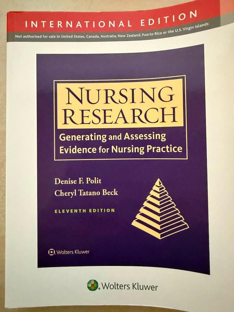 Nursing research - gezondsheidsbevordering, Boeken, Ophalen, Zo goed als nieuw, Hoger Onderwijs