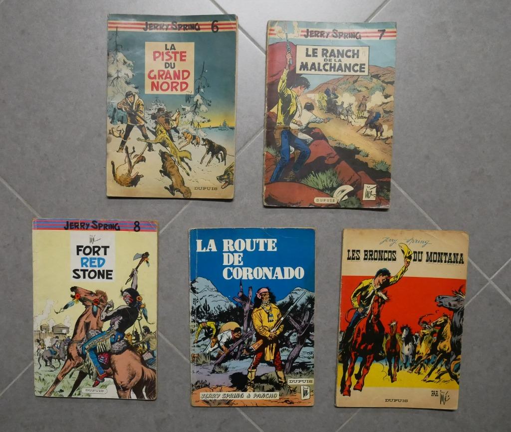 BD Jerry Spring 6 Piste 7 Ranch 9 Fort 11 Route 14 Bronco, Livres, BD, Enlèvement ou Envoi