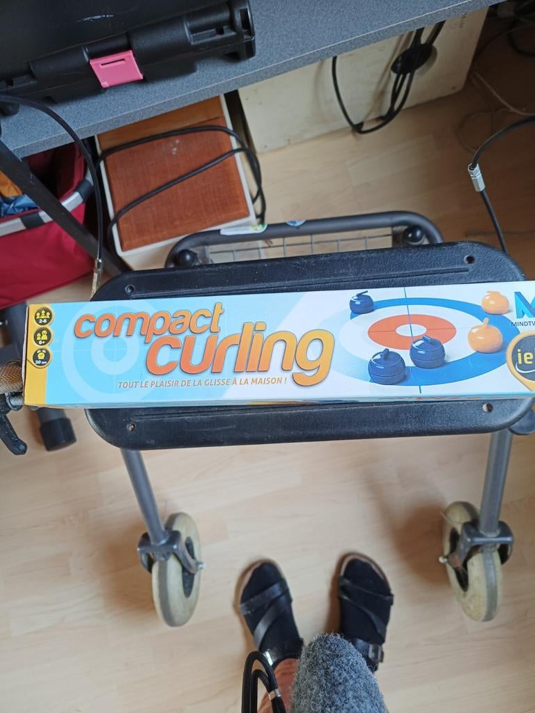 Mini curling, Ophalen, Zo goed als nieuw