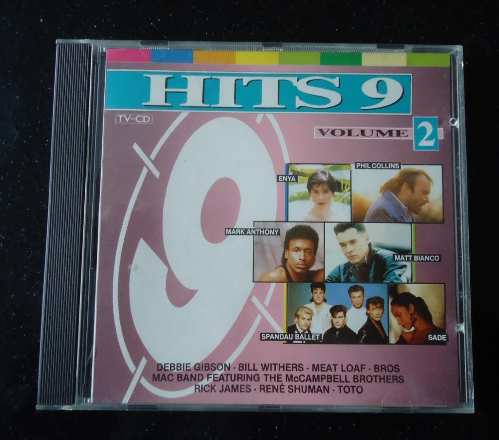 Te koop de originele verzamel-CD Hits 9 Volume 2 van CBS/WEA, Enlèvement ou Envoi, Comme neuf, Pop