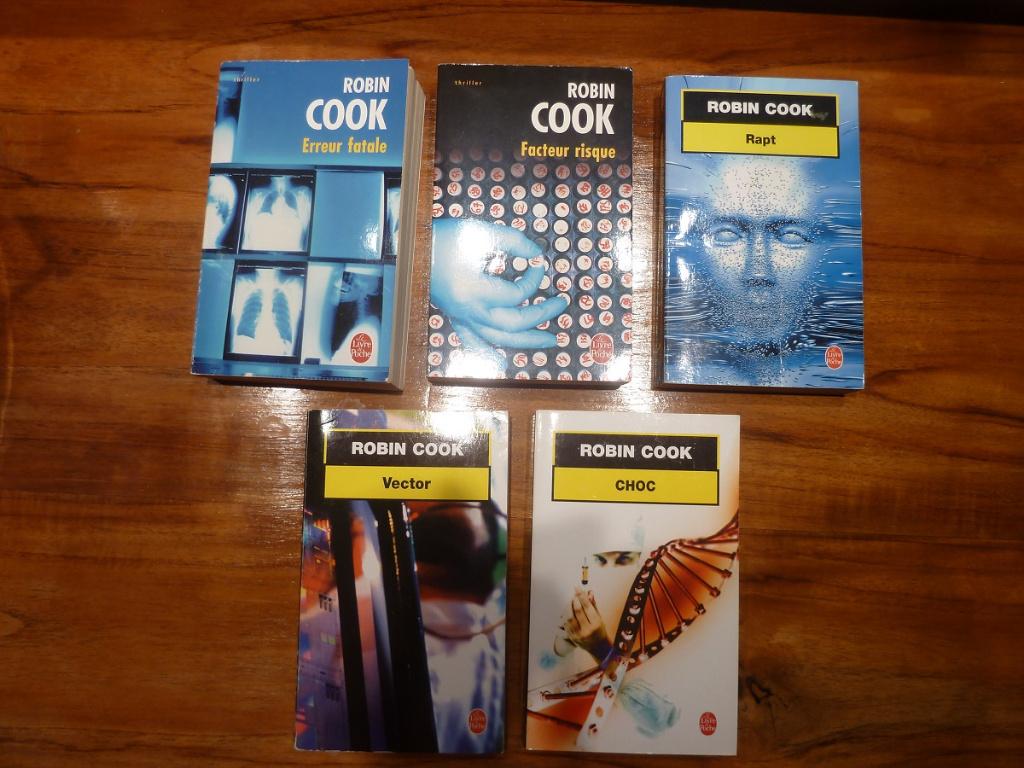 5 romans policiers Robin Cook, Livres, Enlèvement