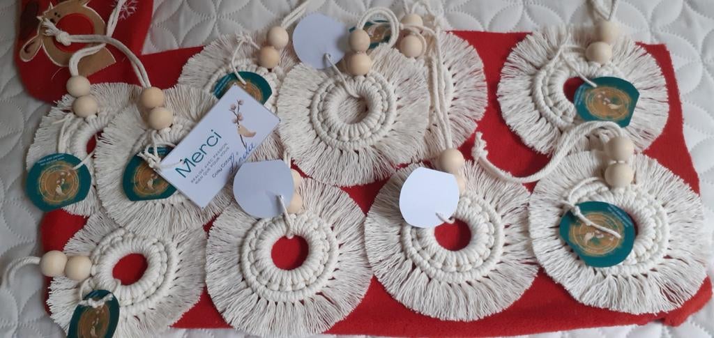 Macrame etherische olie/geurverspreider, Huis en Inrichting