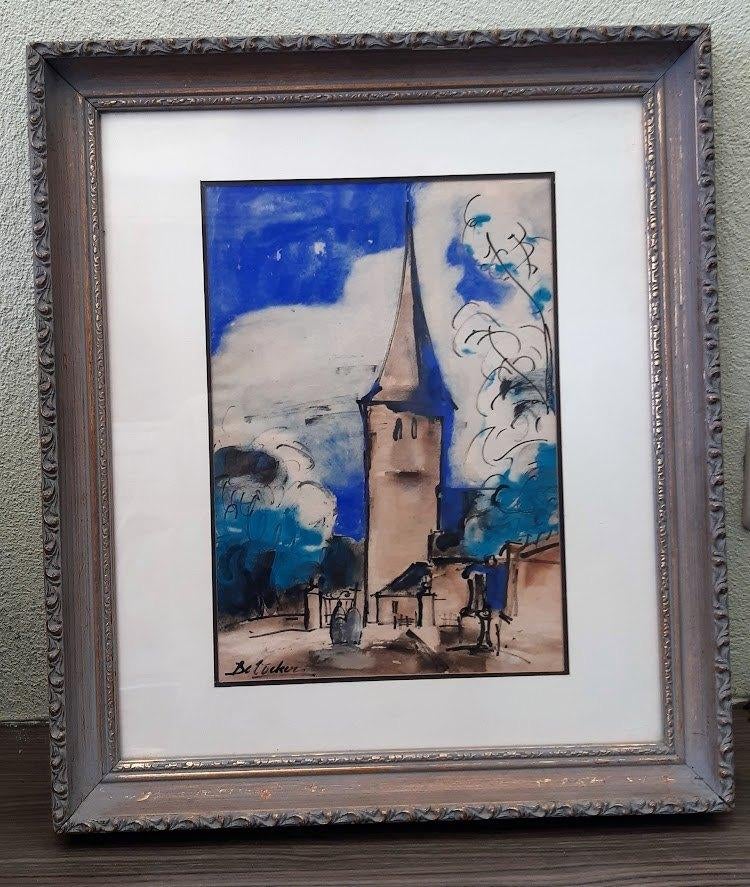 Schilderij Henri De Cocker (Vurste 1908 - 1978), Ophalen