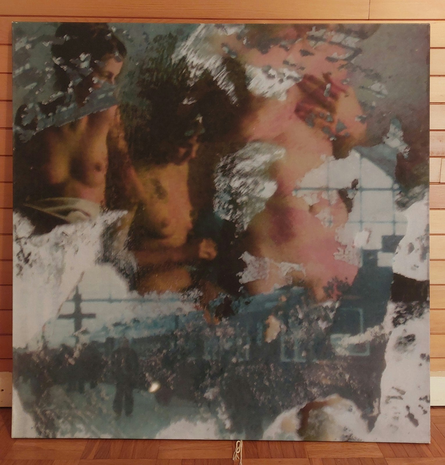 Collage sur toile, Antiquités & Art, Art | Autres Art, Enlèvement