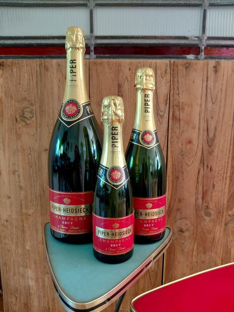 Piper heidsieck vintage dummy flessen set, Enlèvement