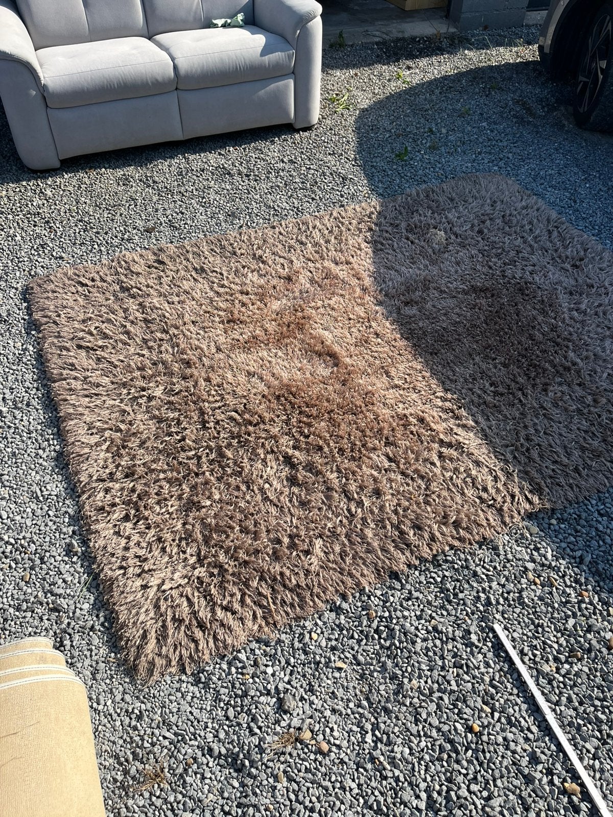 Nouveau tapis, Enlèvement, Comme neuf