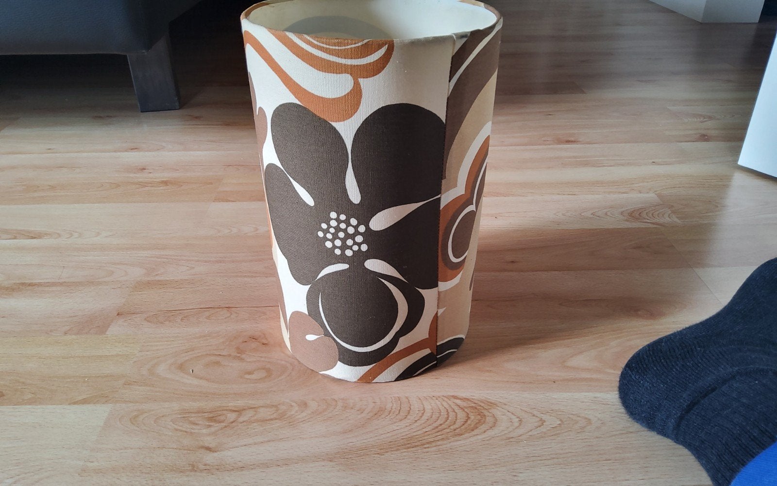 vintage lampenkap lamp, Enlèvement ou Envoi