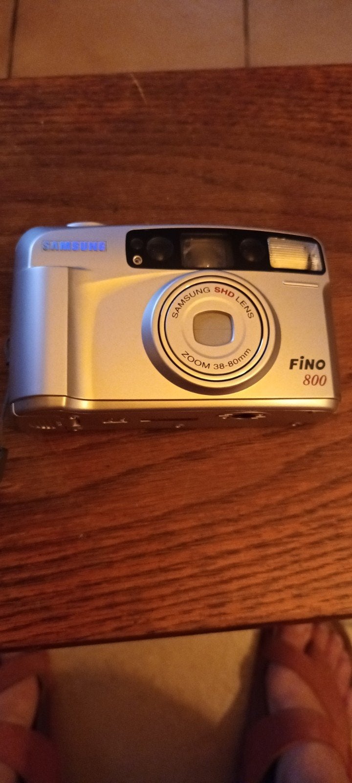appareil photo compact vintage argenté 35 mm Samsung, Enlèvement, Samsung