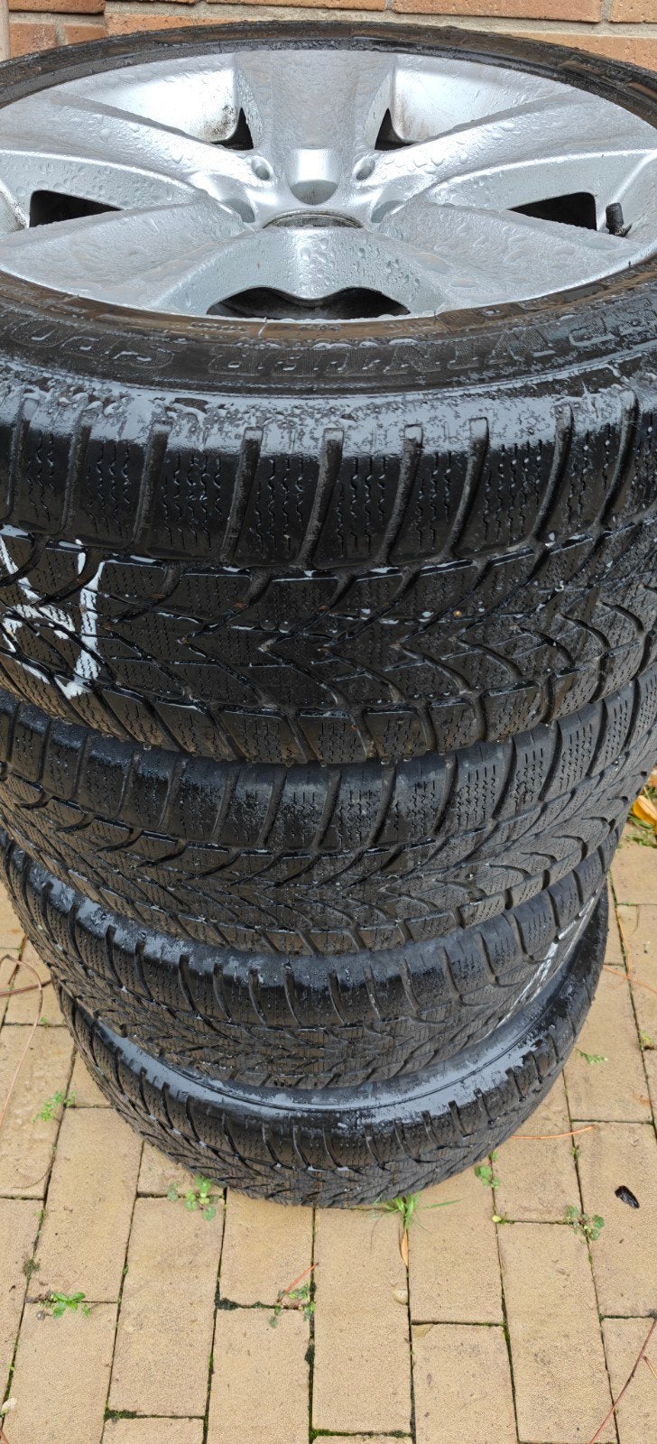 pneuux hiver jantes alu bmw, Autos : Pièces & Accessoires, Pneus et Jantes, Pneus hiver, Véhicule de tourisme, 17 pouces