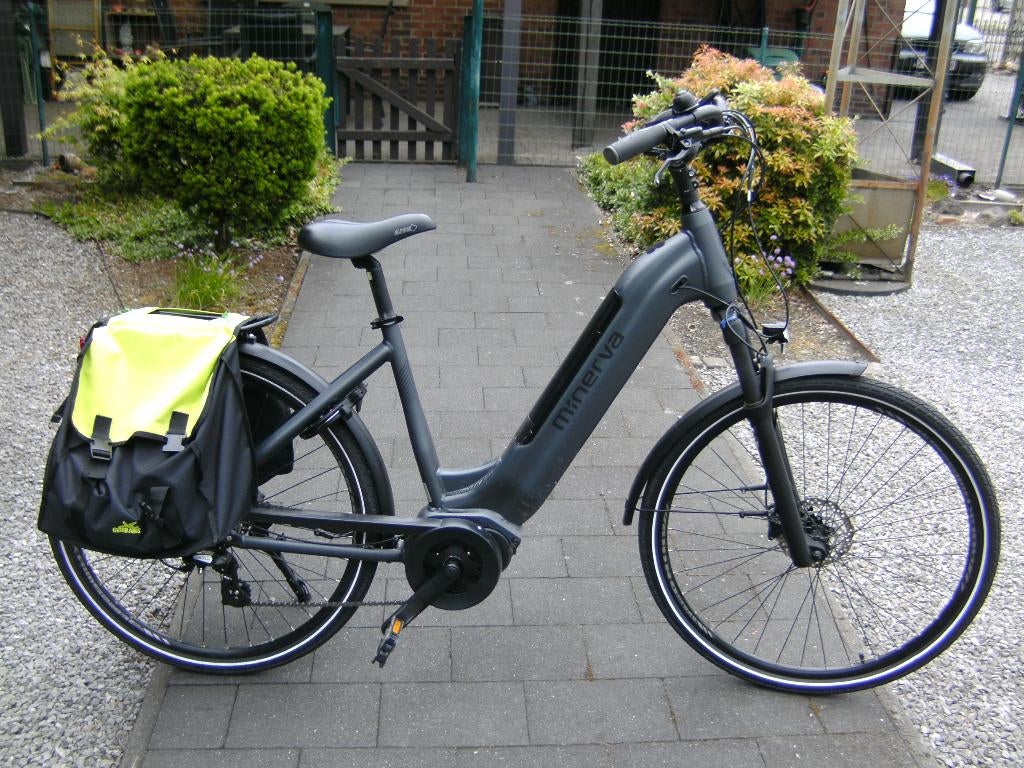 elektriche fiets minerva zeer goede staat, Zo goed als nieuw, 51 tot 55 cm, 50 km per accu of meer, Ophalen