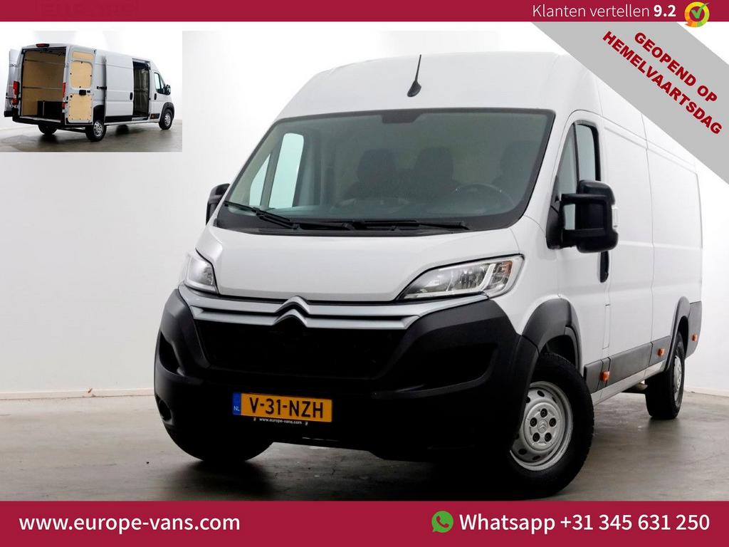 Citroën Jumper 2.2 BlueHDi 165pk L4H2 Airco/Navi/Camera 06-2, Auto's, Bestelwagens en Lichte vracht, Citroën, Wit, Onderhoudsboekje