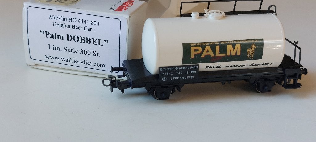 SNCB/NMBS MARKLIN BELGIAN BEER CAR*PALM DOBBEL*HO*AC, Hobby & Loisirs créatifs, Neuf, Analogique, Courant alternatif, Wagon
