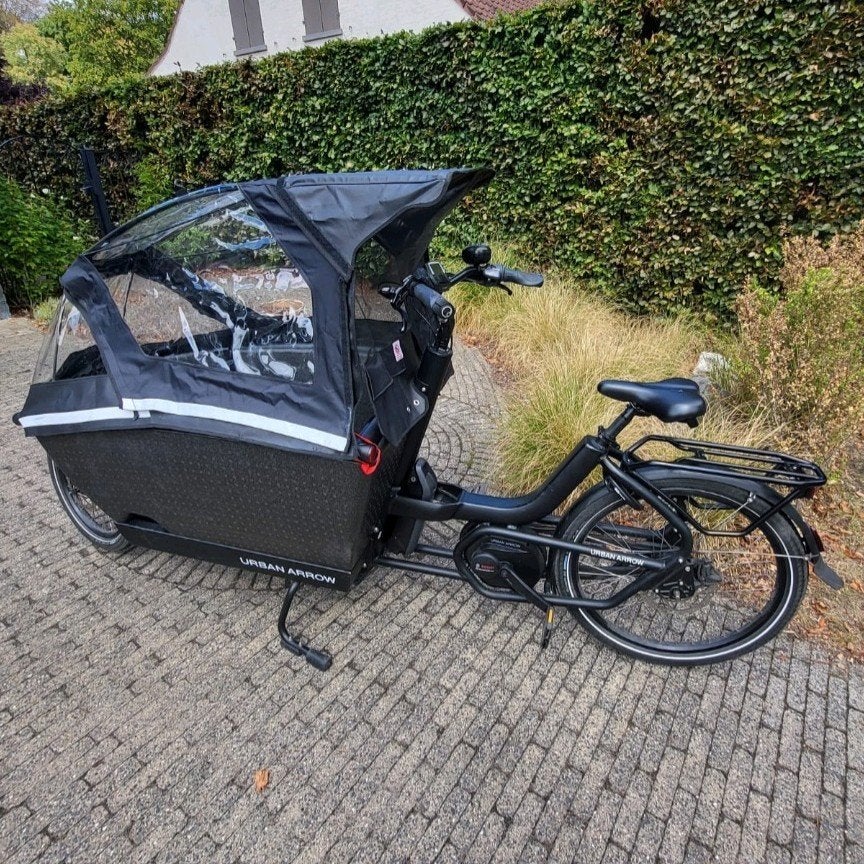 Urban Arrow (2021) - 500 Wh batterij - 6000 km, Fietsen en Brommers, 3 kinderen, Zo goed als nieuw, Elektrisch, Schijfrem